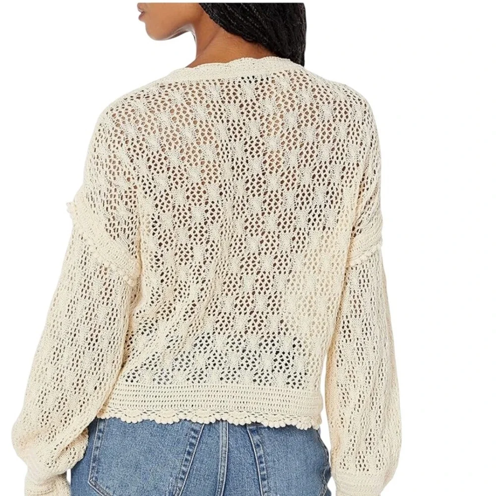Paige Crochet Knit Sweater – Size‎ M (US 6/8)